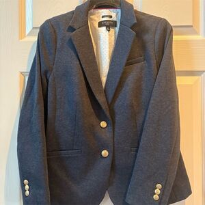 Talbots Women's Blue/Gray Aberdeen Blazer Jacket Size 8P‎ excellent quality